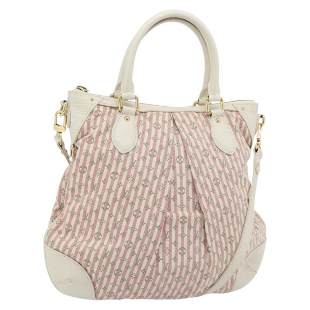 Louis Vuitton Marina Mini Lin Croisette Pink Canvas Handbag